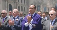 Señor de los Milagros: Presidente José Jerí rindió homenaje al Cristo Moreno en Palacio de Gobierno 