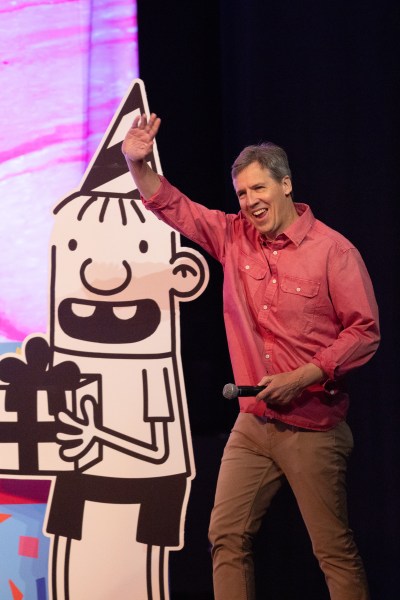 Jeff Kinney brings “Partypooper Show” to Decatur for book launch