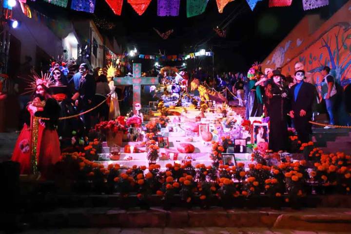 Inauguración del Altar Monumental en el Festival Ánimas del Desierto 2025 en Saltillo