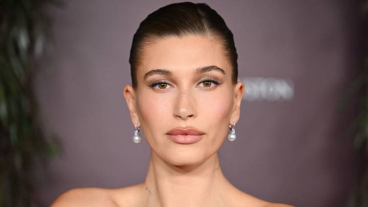 Hailey Bieber dons triple leather with sheer tights to celebrate major career milestone