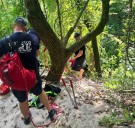 Couple takes a tumble during Three Dune Challenge at state park