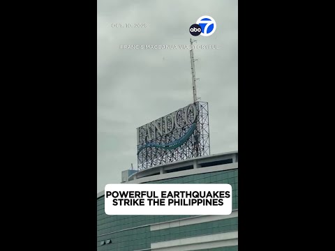 Powerful earthquakes strike the Phillippines
