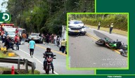 Tragedia en El Retiro: motociclista y su acompañante mueren tras chocar contra un carro