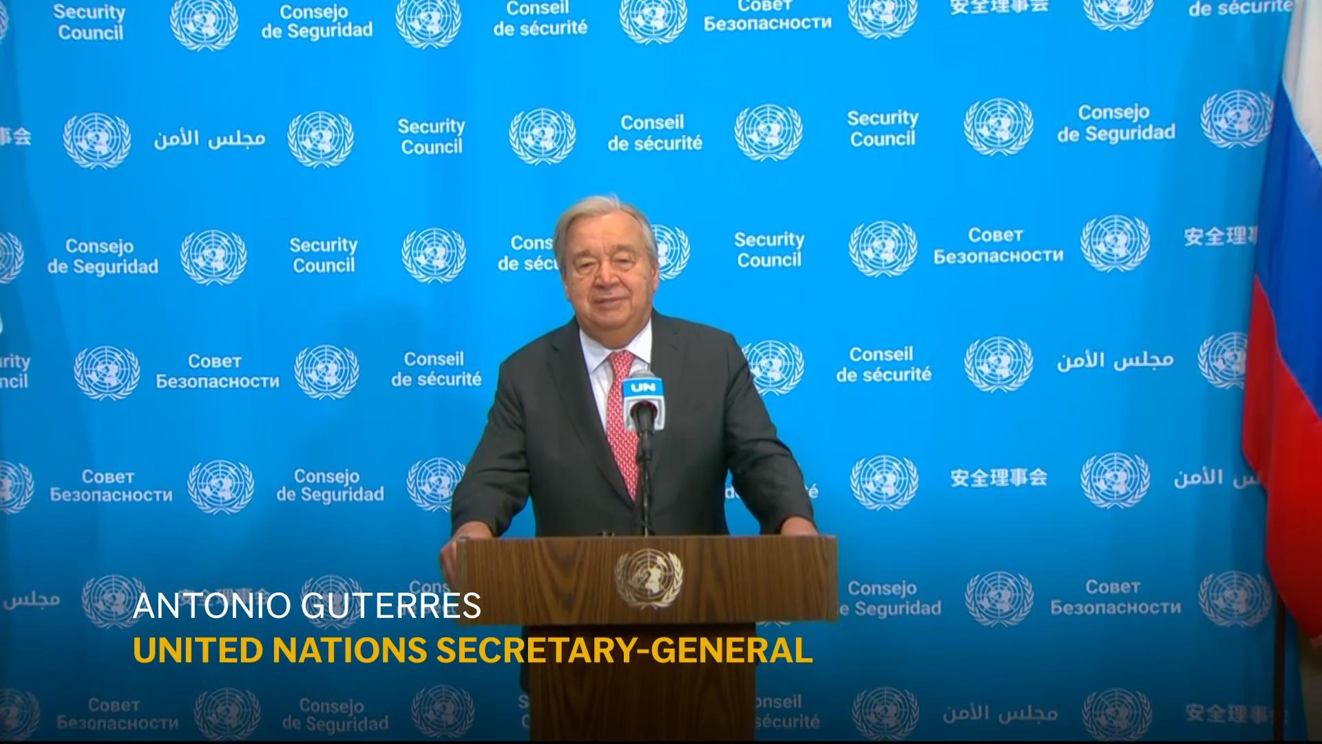 UN welcomes news of pause in fighting in Gaza, release of hostages, prisoners