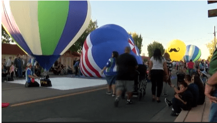 Globito Glow in the Village shines amongst guests and pilots
