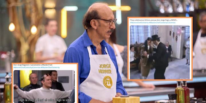 Jorge Herrera regresa a ‘MasterChef Celebrity’ y provoca furor entre los televidentes con memes y reacciones: “Volvió Don Hermes”