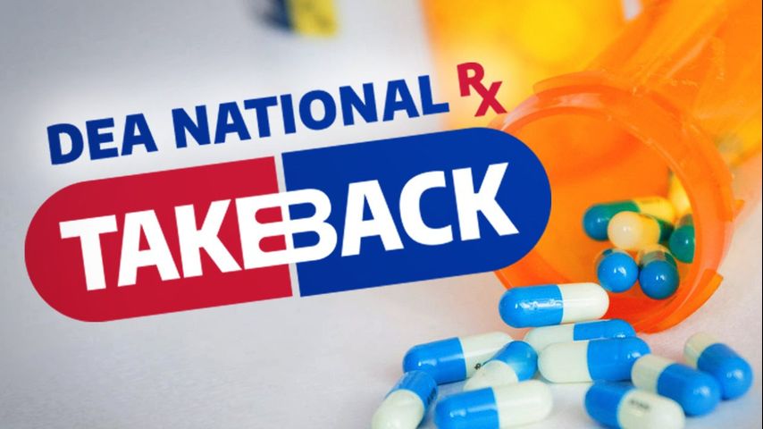 Local departments participate in DEA's 29th National Prescription Drug Take Back Day