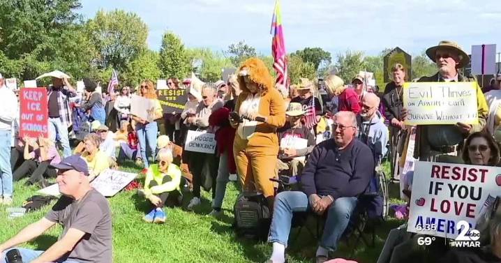 Thousands join 'No Kings' protests in MD as movement spans all 50 states