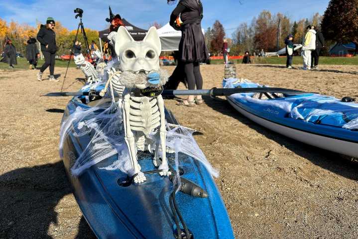 Witches and warlocks take part in ‘magical’ day on Fredericton lake for Halloween
