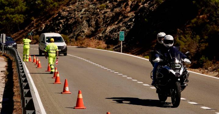 Abre al completo la carretera de Ronda a San Pedro tras seis meses afectada por un gran desprendimiento