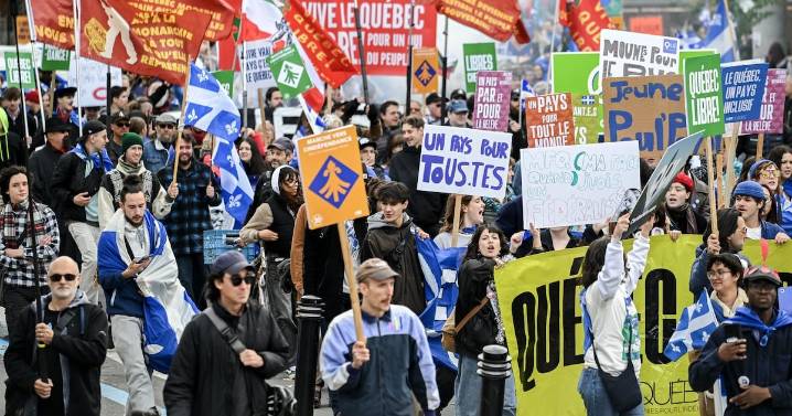 Montreal rally calls for Quebec independence