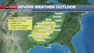 Severe storms producing tornadoes, hail possible this weekend from Texas to Ohio