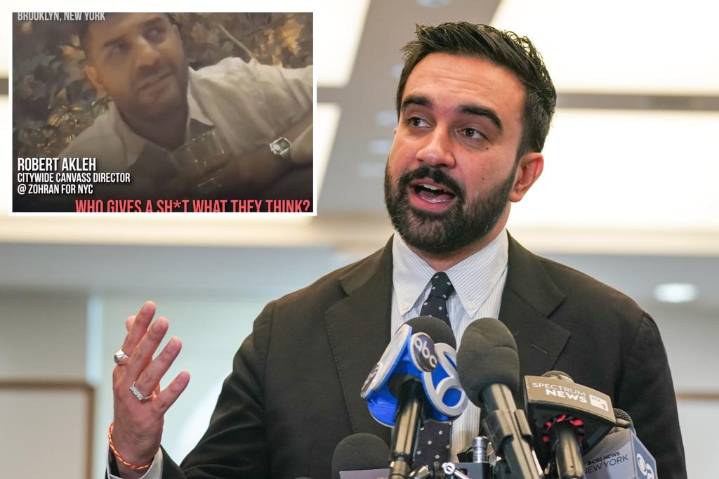 Zohran Mamdani's top staffer caught saying 'who gives a s--t' what cops think of NYC mayoral front