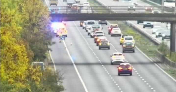 M5 traffic live: Crash closes lane in Gloucestershire