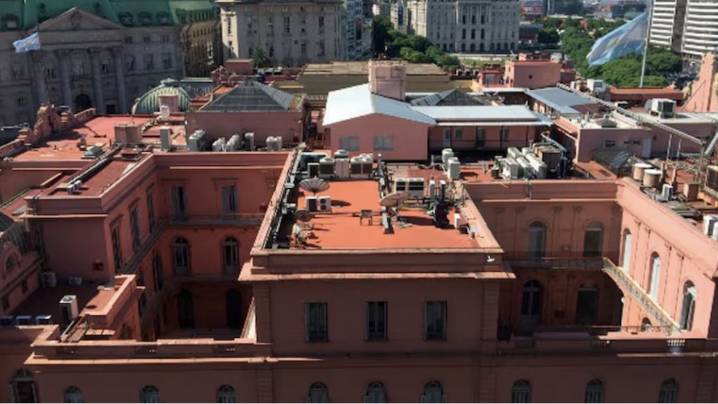 Inusuales movimientos en las terrazas de la Casa Rosada: ¿Qué pasó?