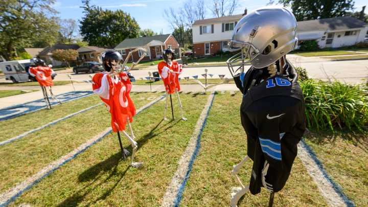 Ghoulish gridiron