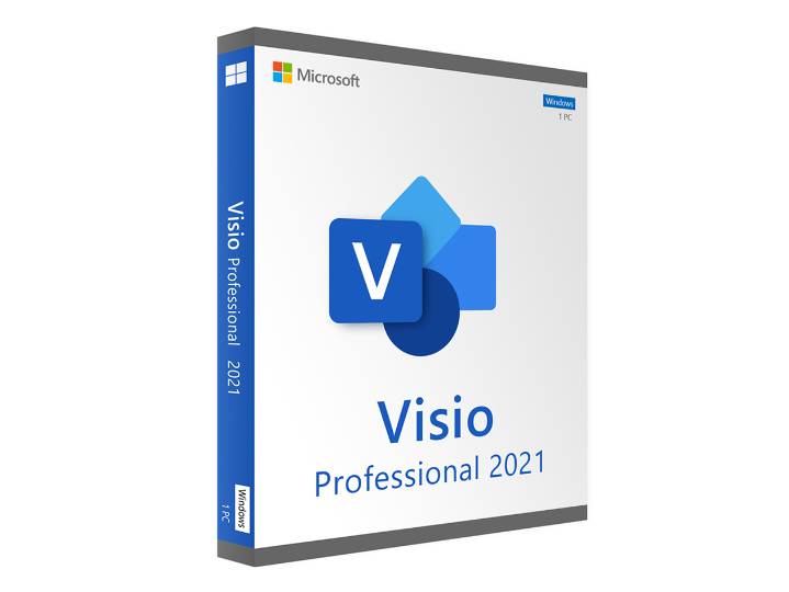 Microsoft Visio 2021 Professional lifetime license for Windows