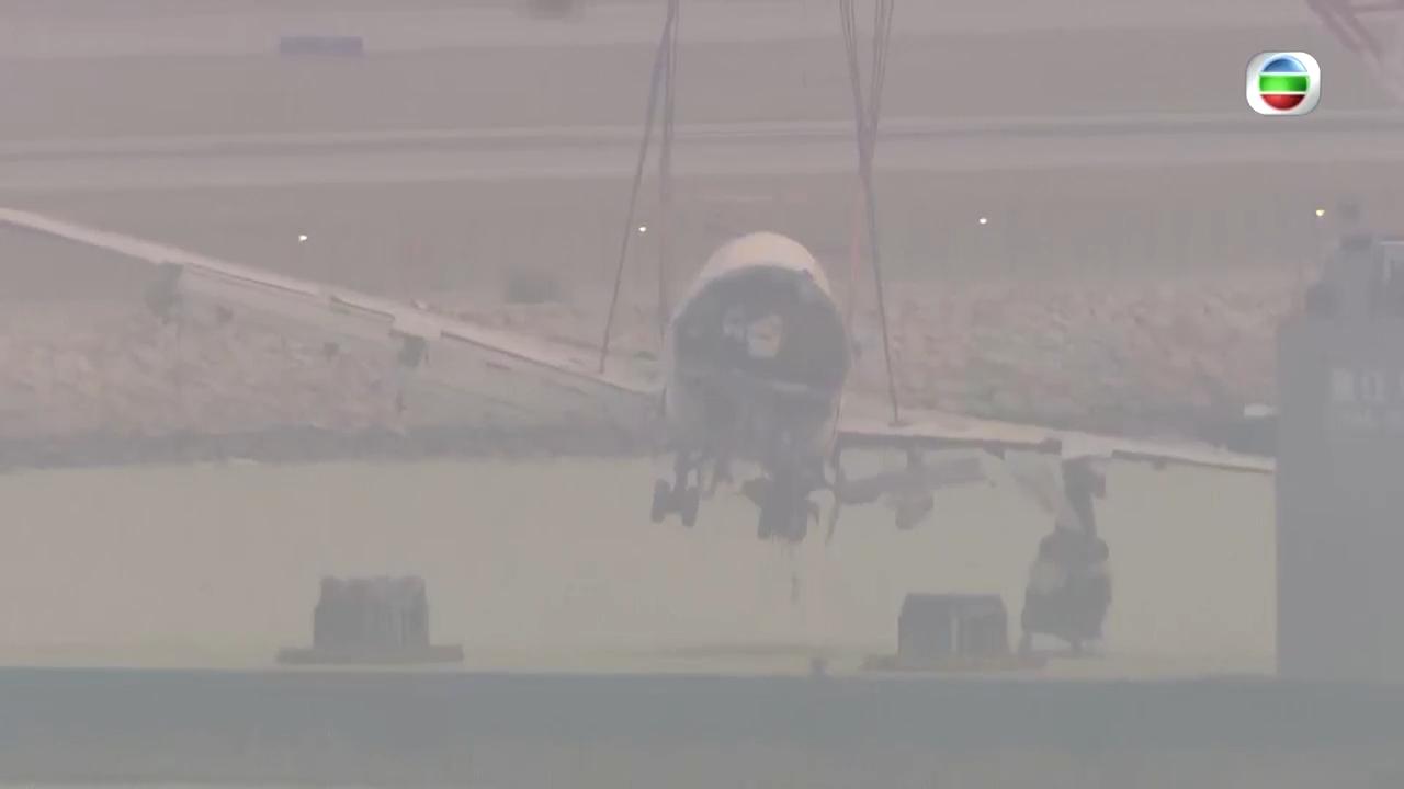 Wreckage of cargo plane recovered from Hong Kong waters after deadly crash