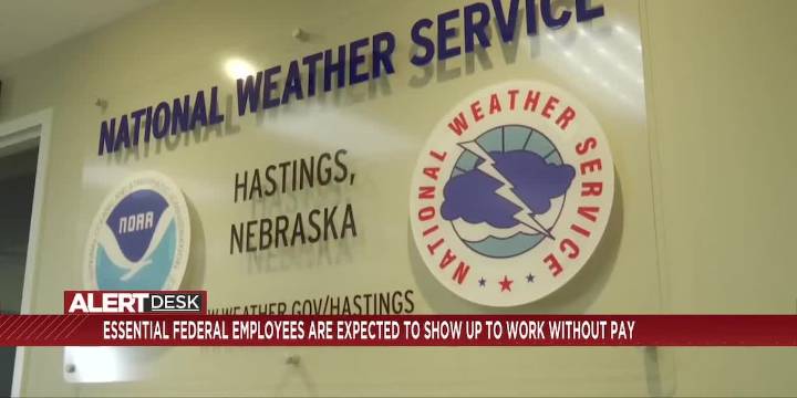 National Weather Service employees amongst those still expected to work without pay during shutdown