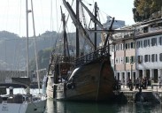 La Nao Santa María ya está en Donostia: «Te teletransporta a la época de Colón»