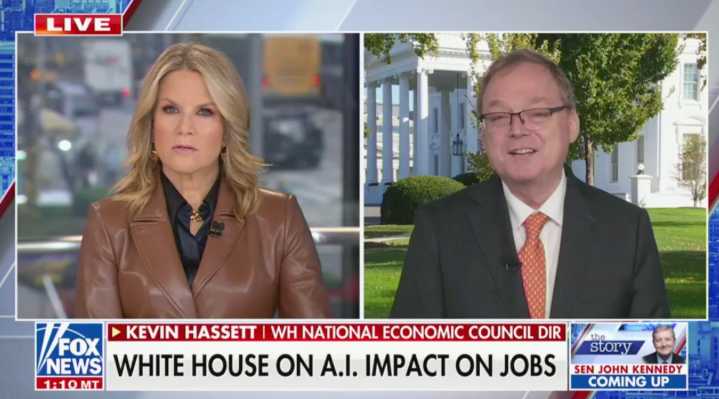 Fox Host Grills Kevin Hassett Over AI