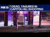 1 killed, another injured in Capitol Hill shooting