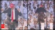Watch: Trump's 'YMCA' dance moves at US Navy's 250th anniversary event steal the show; crowd goes wild