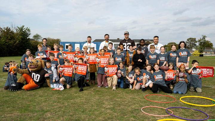 Stay in the Game! Attendance Network hosts school visit at Thrapston Primary School
