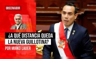 ¿A qué distancia queda la nueva guillotina?, por Mirko Lauer