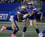 The Blue Bombers host the Montreal Alouettes in CFL action on Saturday