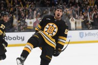 Bruins’ 23-year-old forward making most of unexpected opportunity