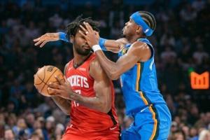 SGA leads Thunder past Rockets in season