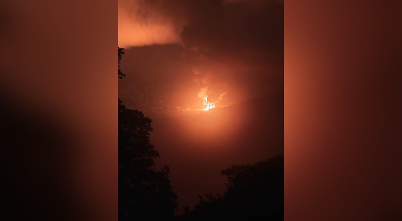 Explota ducto de Pemex en Xicotepec en medio de tormenta tropical Jerry