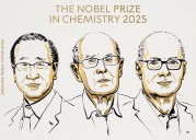 Tres investigadores obtienen el Nobel de Química 2025 por revolucionar las estructuras metal