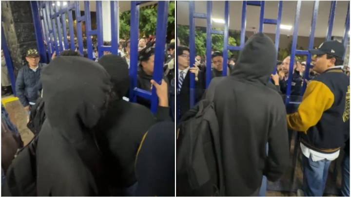 Encapuchados intentan tomar Facultad de Derecho en UNAM, evacúan a los alumnos