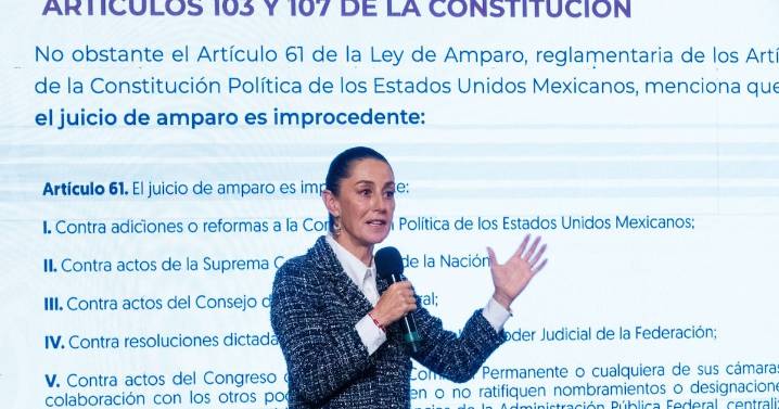 Ley de Amparo: ¿Por qué Sheinbaum pide corregirla y de qué trata la reforma aprobada por el Senado?
