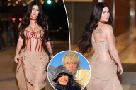 Megan Fox shows off curves in corset dress 7 months after welcoming baby with MGK
