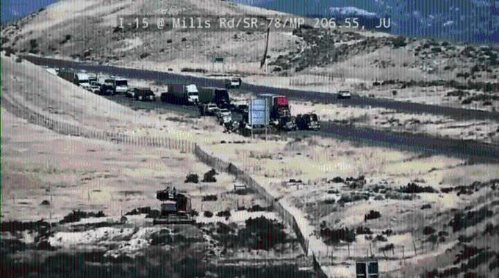 TRAFFIC ALERT: SB I-15 in Juab County reduced to a single lane after crash