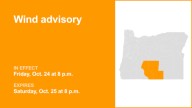 Update: Wind advisory issued by the NWS for Friday and Saturday