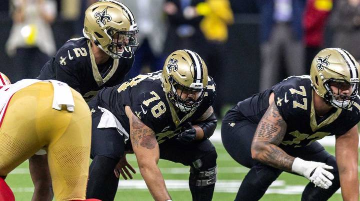 Saints lose star center to season-ending biceps injury