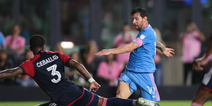 Las tres asistencias de Messi en la goleada del Inter Miami ante New England por la MLS
