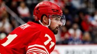 Red Wings GM Steve Yzerman denies icy relationship with Dylan Larkin