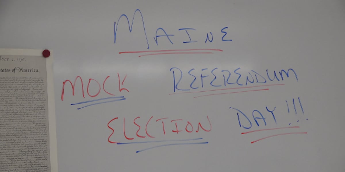 Results come in for 2025 Maine Student Mock Election