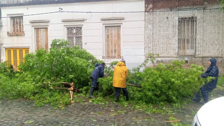 Un fuerte temporal afectó a Junín en la madrugada de hoy