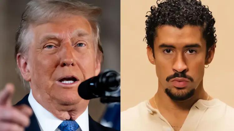 Trump critica elección de Bad Bunny para evento cl...