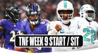 Ravens Dolphins Fantasy Football Week 9 Start ‘Em, Sit ‘Em