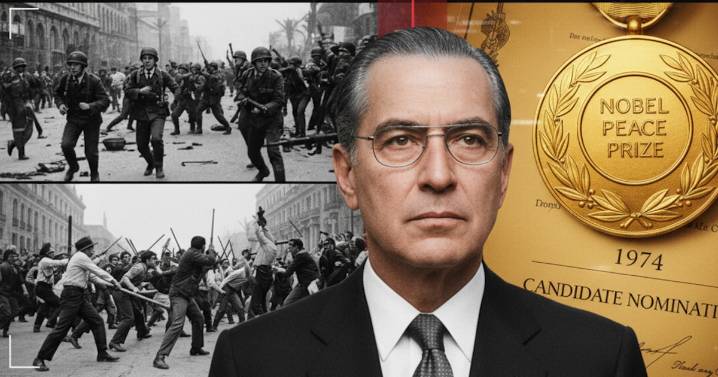 Pese a Tlatelolco y el Halconazo, Echeverría compitió por el premio Nobel de La Paz en 1974