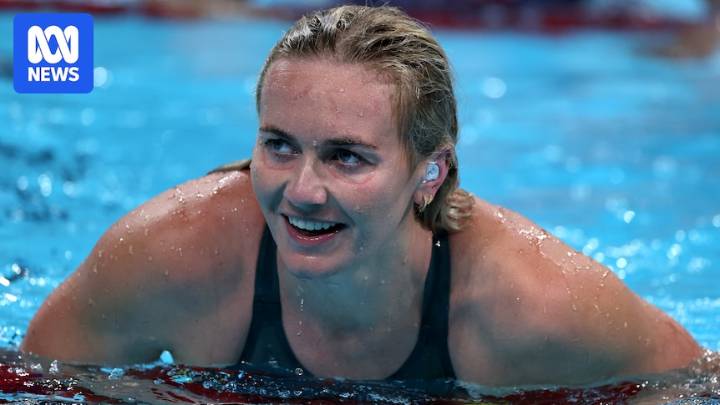 Ariarne Titmus labelled a 'living legend' after calling time on decorated swimming career