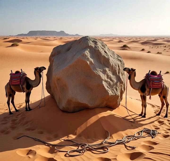 The rock that refuses to move!