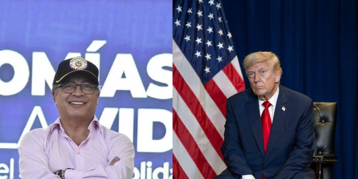 Trump acusa a Petro de narcotráfico y cancela ayuda a Colombia